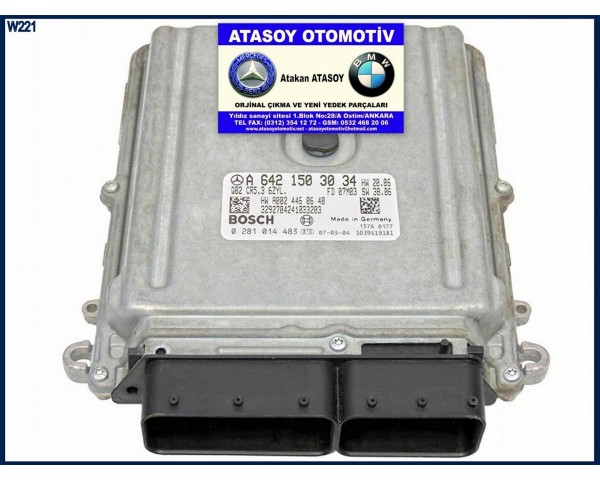 MERCEDES W221 S320CDI MOTOR BEYNİ 6421503034 6421501472 6421506477 6421506377 6421502378 A6421503034 A6421501472 A6421506477 A6421506377 A6421502378 0281014483 0281014278 0281014233 0281013928 0281013524
